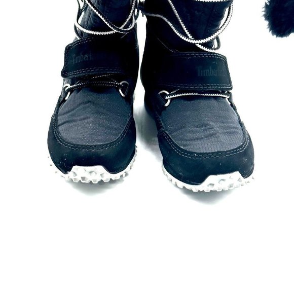 Timberland Kids T7 T8 Faux Fur Tall Winter Snow Boots - Picture 3 of 9